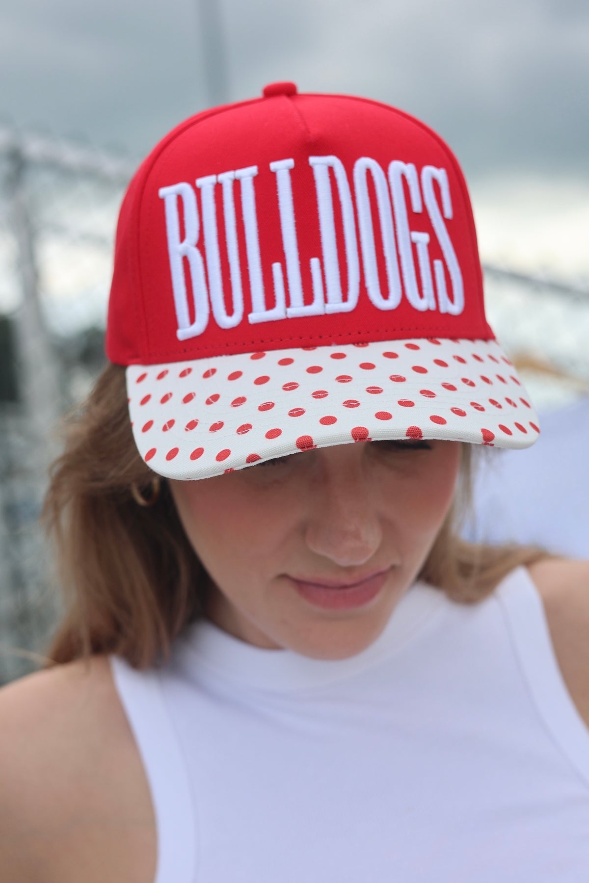 The Bulldogs Polka Dot Trucker Hat