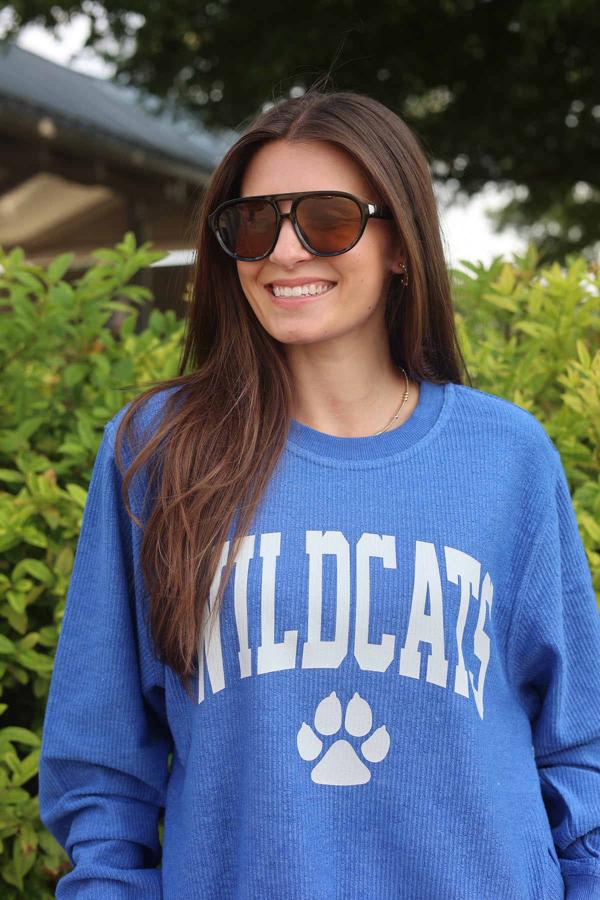 The Wildcat Corded Crewneck